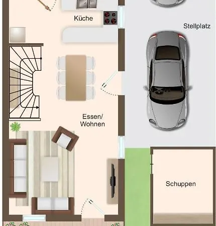 בית נופש Alte Reihe 14 _haus Teja_ *